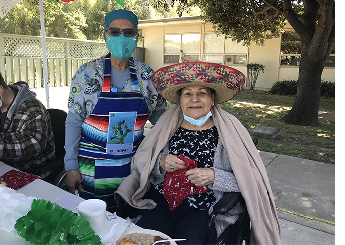 ladies enjoying lunch